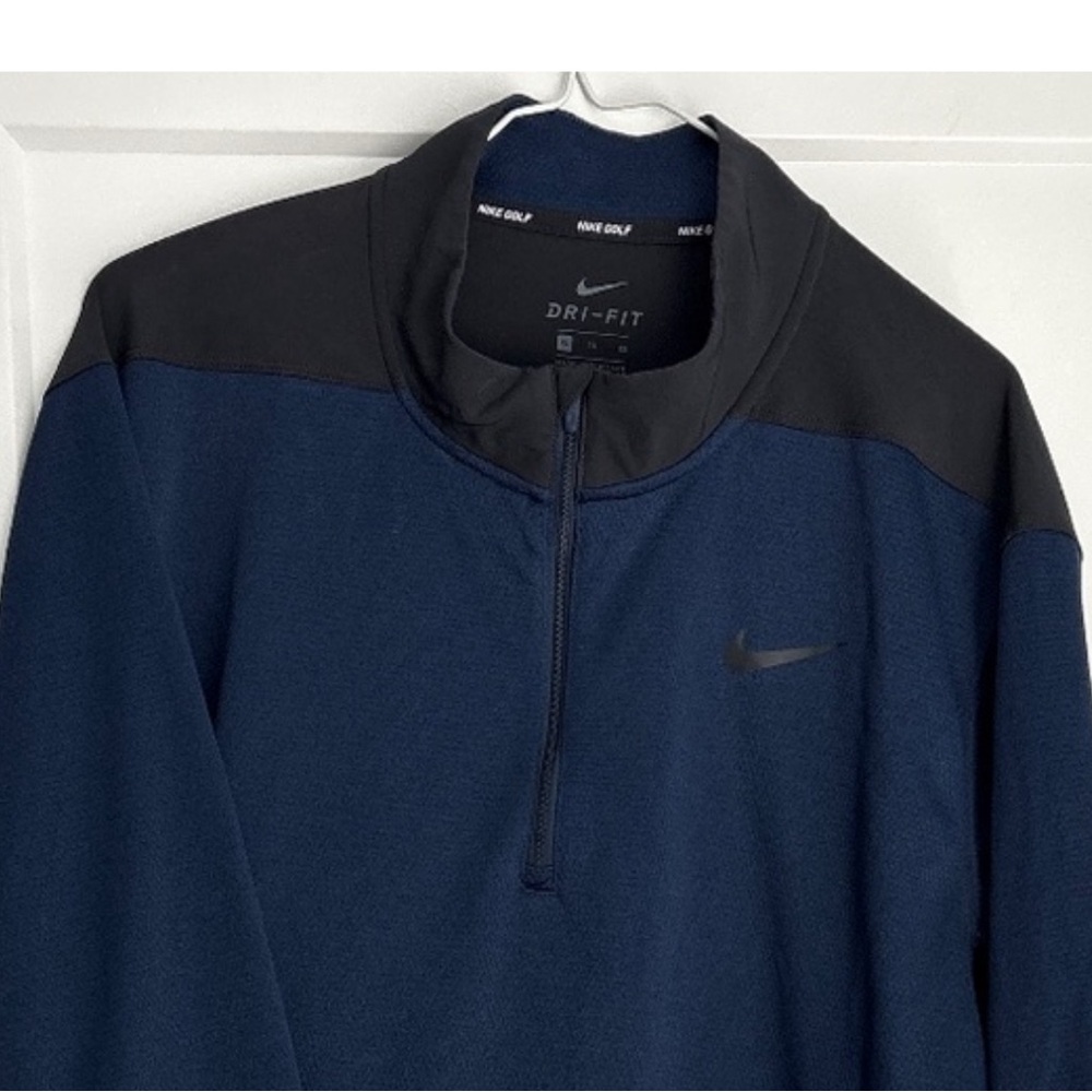 3 for $27! | NIKE GOLF | Men’s Size XL BlK Quarterzip long-sleeved shirt; DriFit